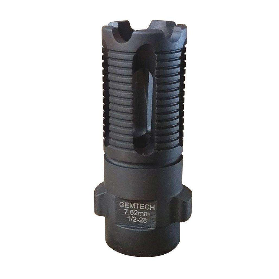 7.62mm Carbon Cutting QuickMount Muzzle Brake 1/2-28 12156