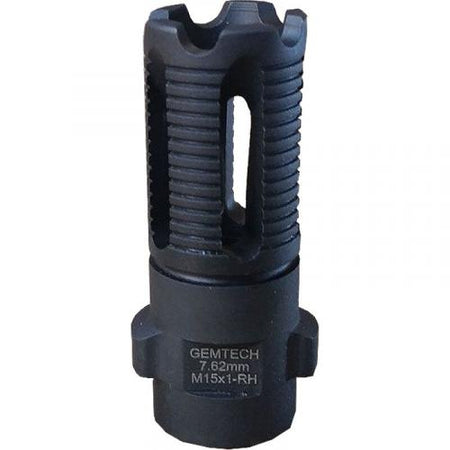 7.62mm Carbon Cutting QuickMount Muzzle Brake M15X1 12161