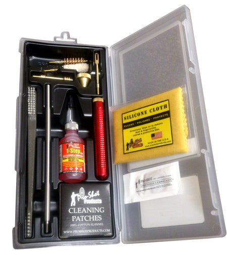 Pro-Shot P389KIT .38 .357 9mm Cal Pistol Cleaning Kit Yellow Box Case