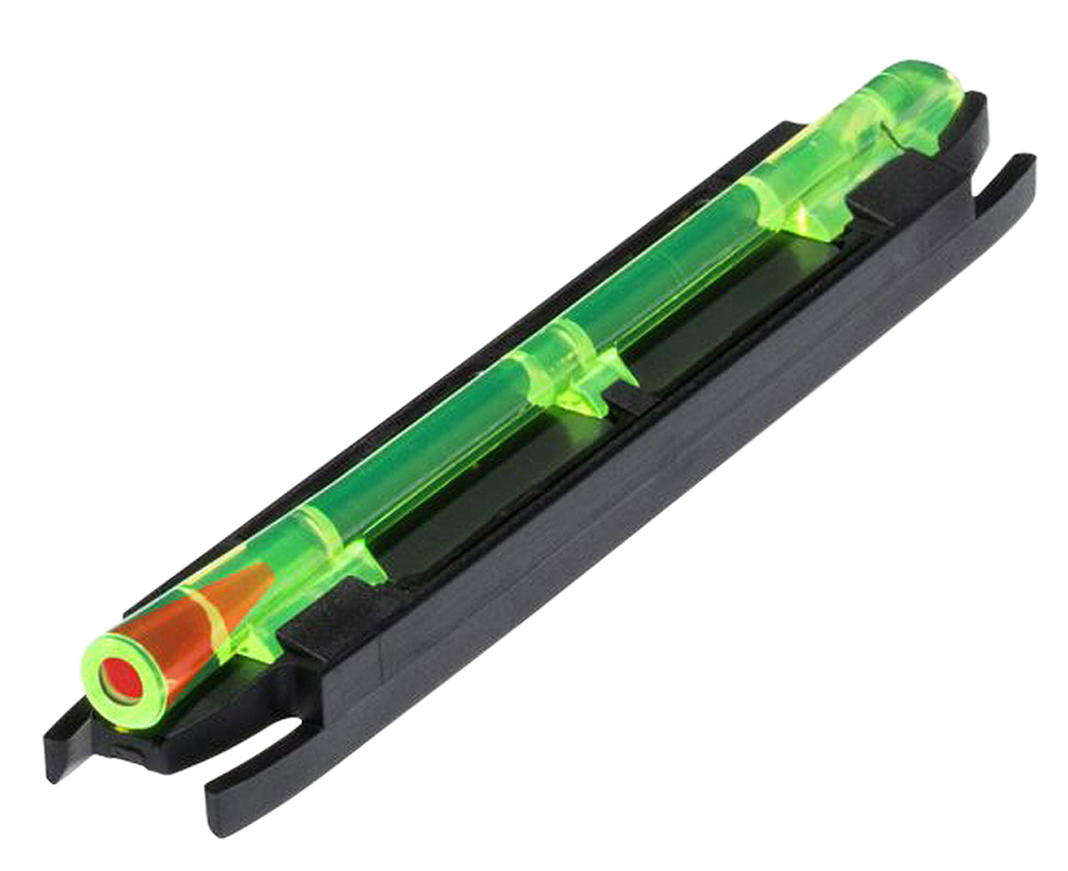 HiViz M300 Magnetic Snap-On Front Sight Narrow Rib Shotgun Green with Red Center Fiber Optic