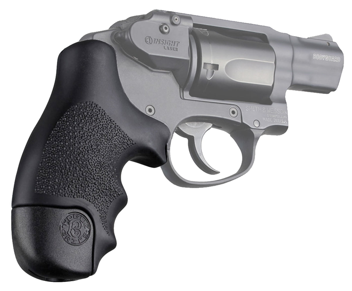Hogue 60020 S&W J Frame Centennial Bodyguard Black Rubber Tamer OverMolded Pistol Grip