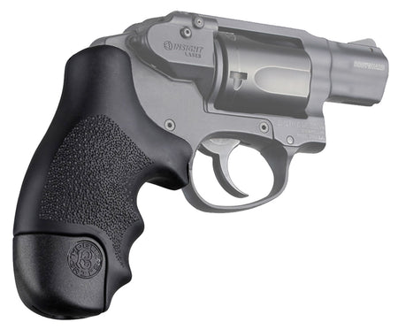 Hogue 60020 S&W J Frame Centennial Bodyguard Black Rubber Tamer OverMolded Pistol Grip