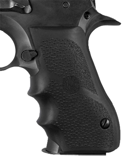 Hogue 76000 Magnum Research Baby Eagle IWI Jericho Black OverMolded Rubber Grip