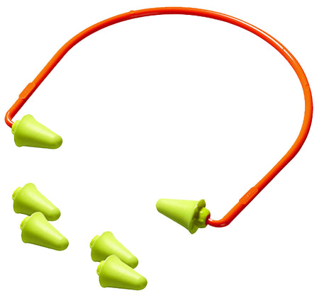 Peltor Sport Banded Ear Plugs 28 dB Behind-the-Head Orange Band Adult 1 Pair