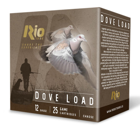 Rio Ammunition High Velocity Dove Loads 12Gauge 2.75" 1 1/8oz 8Shot 1275 FPS