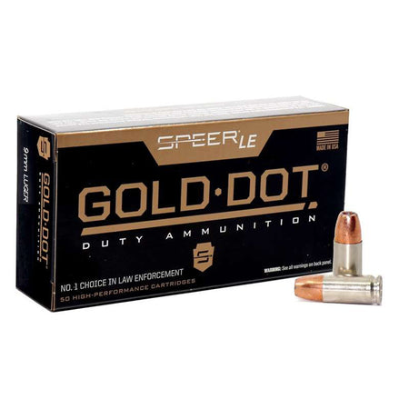 CCI Speer Gold Dot 9mm Hollow Point(HP) 147 Grain