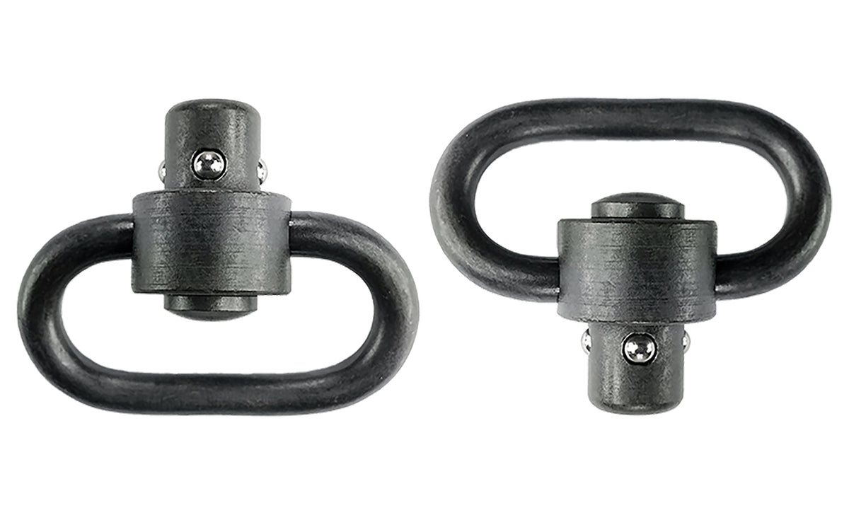 GrovTec US Inc GTSW288 Black Manganese Phosphate 1.25" Heavy Duty Push Button Swivel