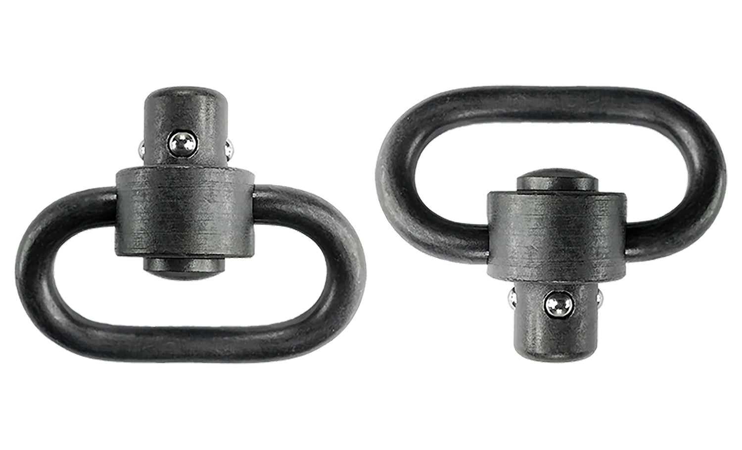 GrovTec US Inc GTSW288 Black Manganese Phosphate 1.25" Heavy Duty Push Button Swivel