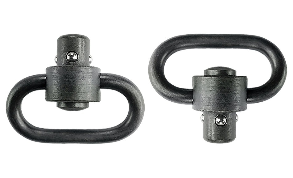 GrovTec US Inc GTSW288 Black Manganese Phosphate 1.25" Heavy Duty Push Button Swivel