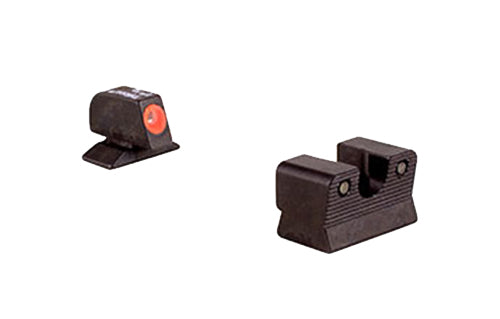 Trijicon HD Night Sights Green Tritium Orange Outline - Beretta 92A1/96A1 Front and Rear Set (600619)