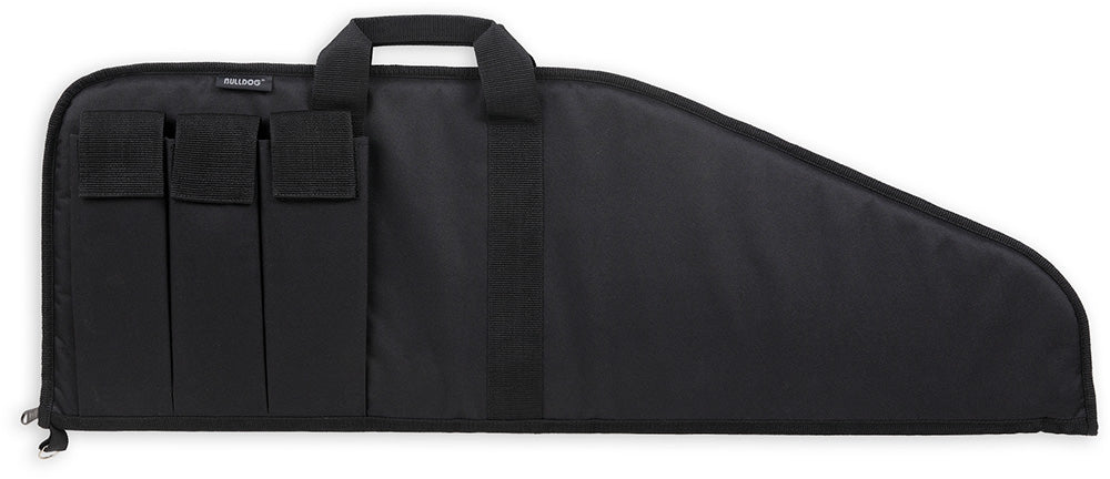 Bulldog BD49943 43" Pit Bull Black Nylon Floating Rifle Case with Tricot Lining and 3 External Magazine Pouches