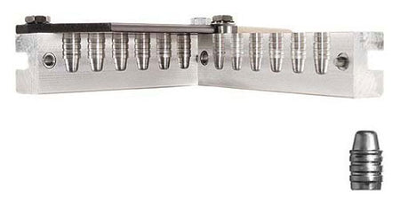 Lee 158gr .358 Diameter Six Cavity Flat Nose Mold No Handles