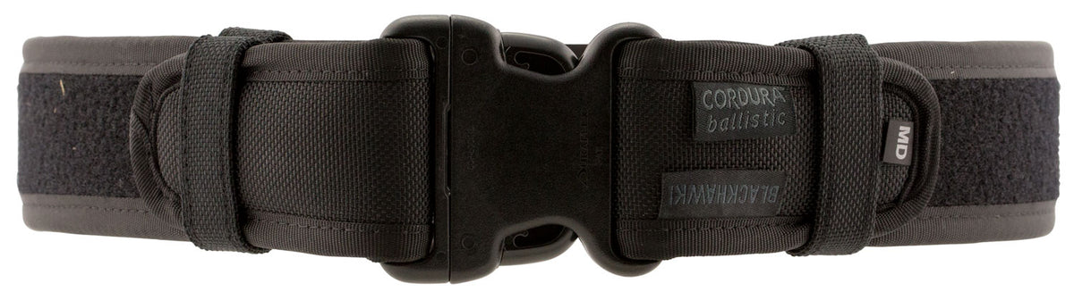 Blackhawk 44B2XLBK Black Cordura Ergonomic Duty Belt 44"-48" Triple-Retention Buckle