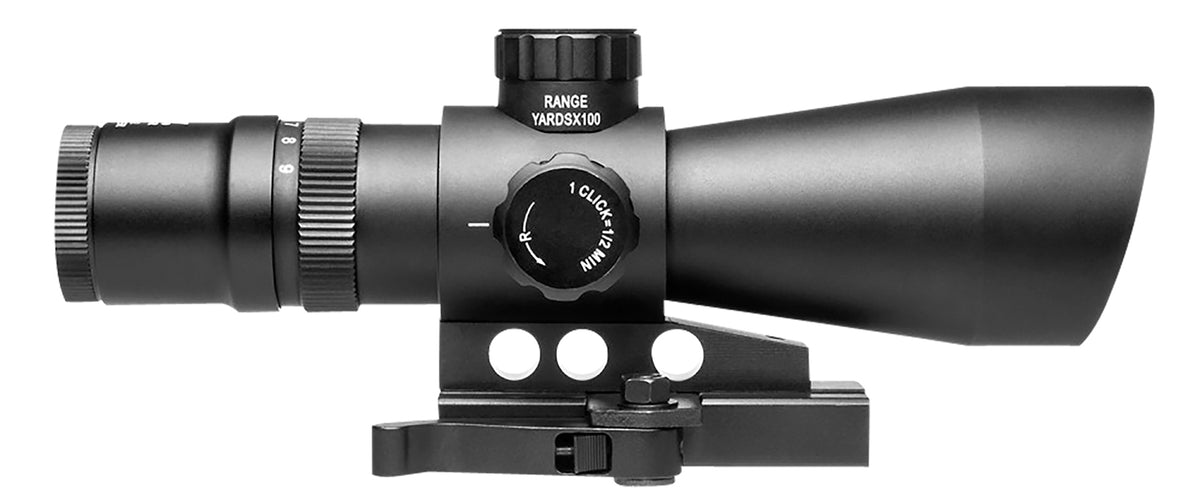 NcStar Mark III Tactical Series 3-9x42mm Gen 2 Illuminated P4 Sniper Reticle Scope QR Mount