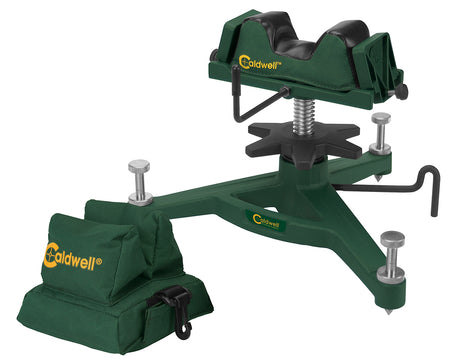 Caldwell 383640 Rock Shooting Rest Front and Rear Filled Canvas Bag Combo Grn