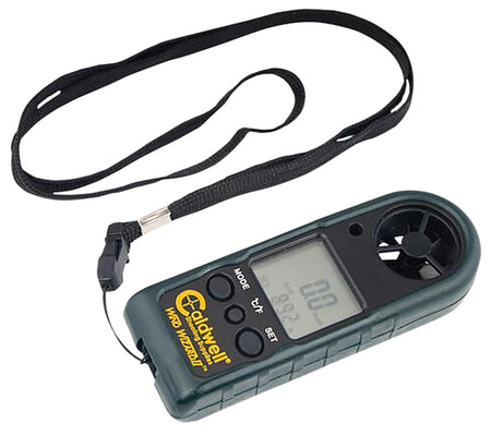 Caldwell Wind Wizard II Wind Speed Sensor 102579 with Non-Slip Rubber Sleeve