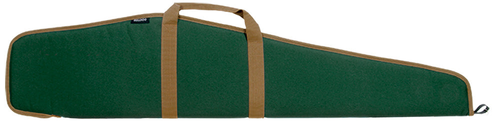 Bulldog BD101 Pit Bull 48" Water-Resistant Green Nylon Rifle Case with Tan Trim for Scoped Rifles