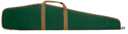 Bulldog BD101 Pit Bull 48" Water-Resistant Green Nylon Rifle Case with Tan Trim for Scoped Rifles