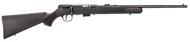 Savage Arms 91800 93 F Full Size 22 WMR 5+1 21" Matte Black Sporter Barrel, Matte Black Carbon Steel Receiver, Matte Black Fixed Synthetic Stock, Right Hand