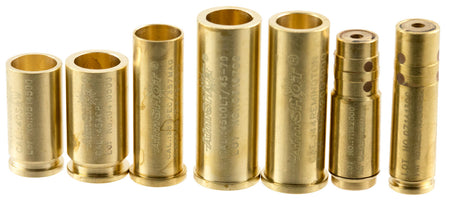 AimShot KTPISTOL Laser Universal Pistol Bore Sight Kit Brass with Battery