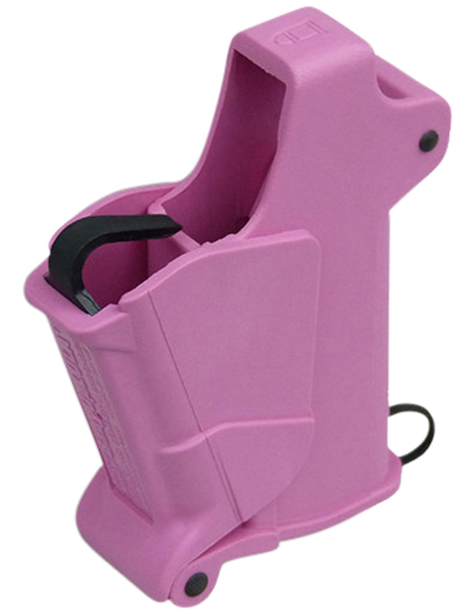 Maglula UP64P BabyUpLULA .22 LR to .380 ACP Single-Stack Pistol Mag Loader & Unloader, Pink Polymer