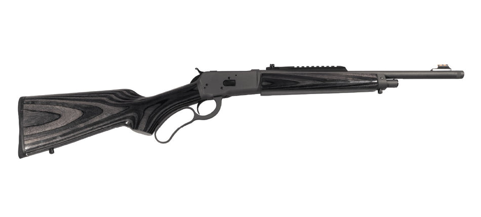 Chiappa Firearms 920409 Wildlands 1892 Full Size 44 Mag 5+1 16.50" Mystikote Dark Gray Steel Barrel, Mystikote Dark Gray Picatinny Rail Steel Receiver, Fixed Gray Laminate Stock
