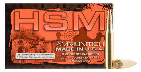 HSM Match .338 Lapua Magnum 300 grain Sierra MatchKing Boat Tail Hollow Point ammunition