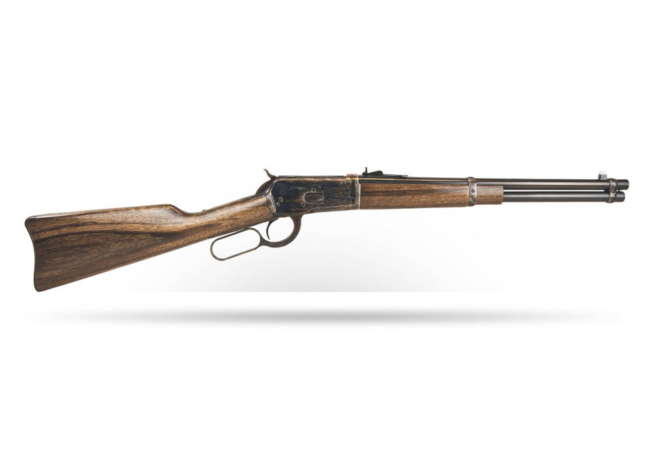 Chiappa Firearms 920335 1892 Trapper Carbine 357 Mag 8+1 16" Blued Barrel, Color Case Hardened Rec, Oiled Walnut Stock, Adjustable Sight