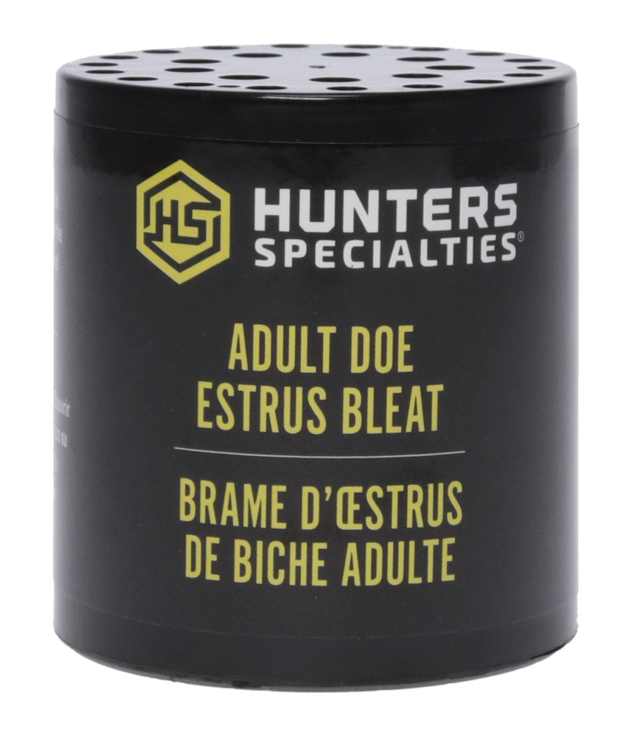 Hunters Specialties Doe Estrus Can Deer Call Adult Medium Range Black 00167