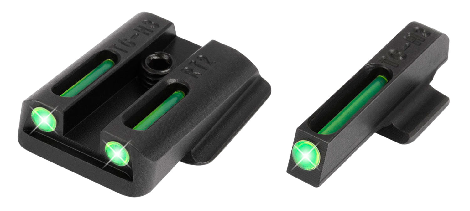 TruGlo TG131RT2 TFO Tritium & Fiber Optic Pistol Sight Set Ruger LC9/9S/380