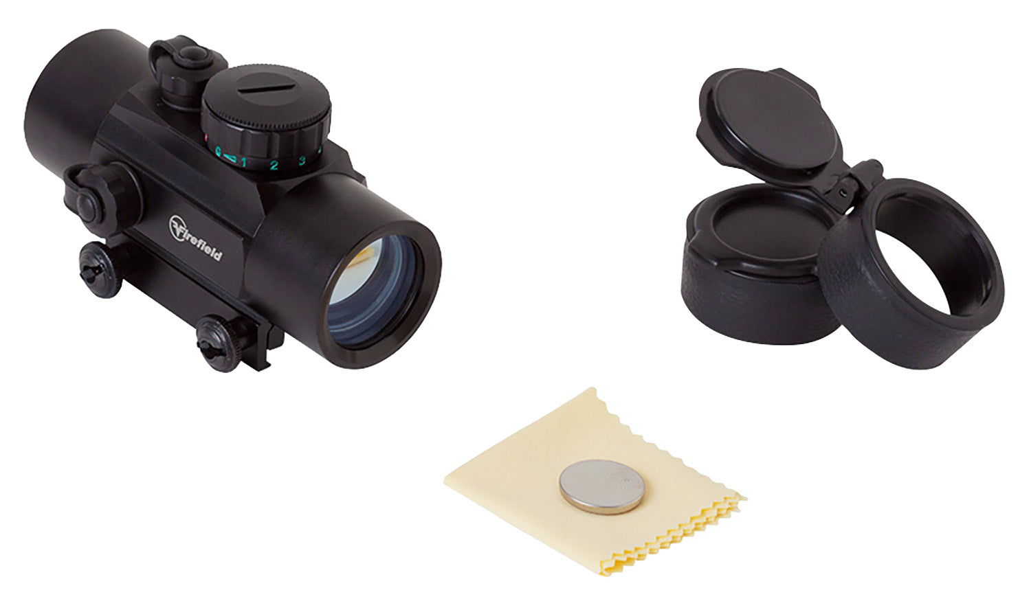 Firefield Agility Matte Black 1x30 Dot Sight Multi-Reticle Red Green Nitrogen Filled