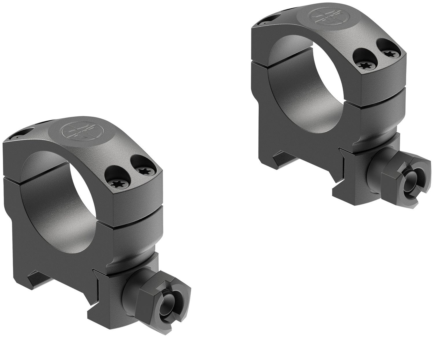 Leupold Mark 4 Picatinny 1" Medium Scope Ring Set Matte Black 57524