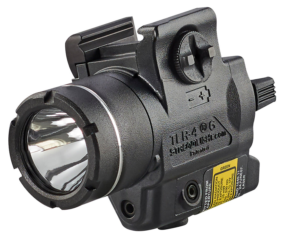 Streamlight TLR-4 G 69245 Black 160 Lumen Weapon Light White C4 LED/Green Aiming Laser