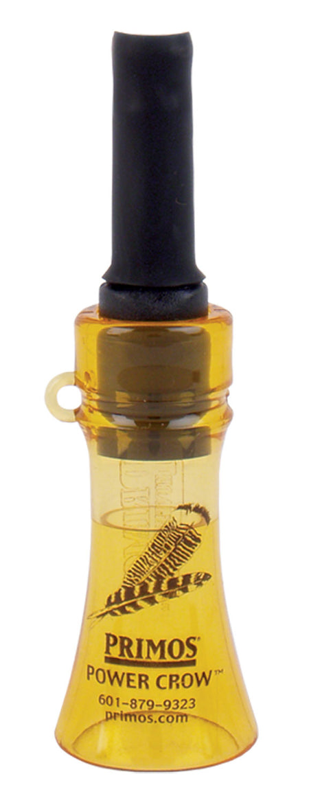 Primos Power Crow Open Call Crow and Turkey Locator - Black/Yellow Plastic