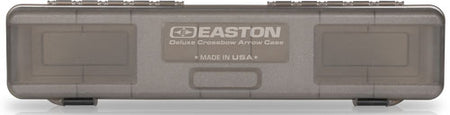 Easton Deluxe Crossbow Bolt Storage Box 12 Bolts Grey