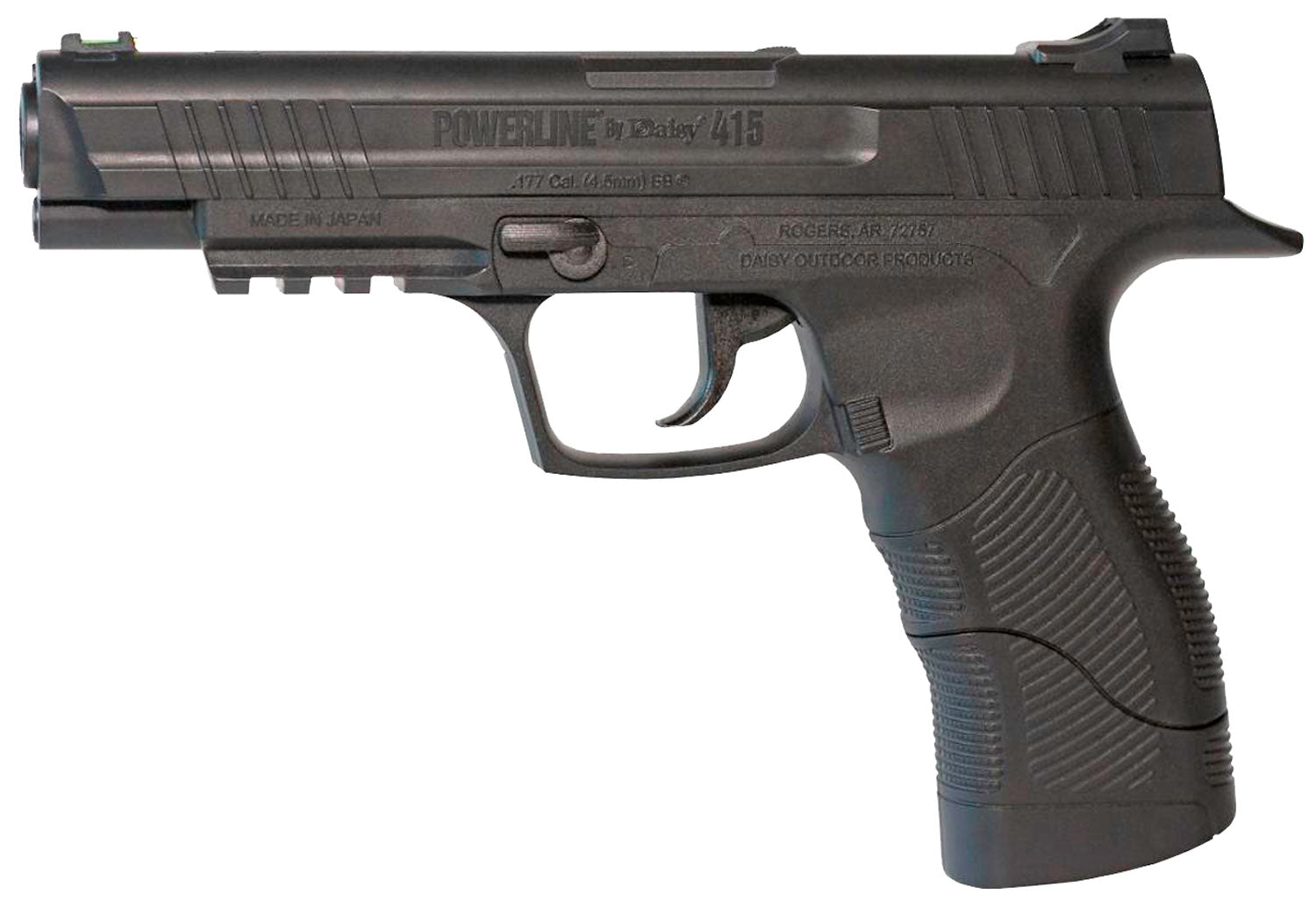 Daisy Powerline 415 .177 BB CO2-Powered Semi-Auto Air Pistol 21rd Magazine Black Frame