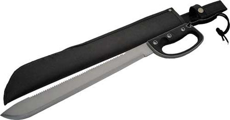 SZCO Rite Edge 19 Inch Rubber Grip Machete 24.75" Total Length