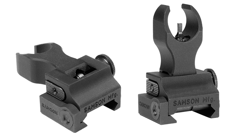 Samson Extended Height Gas Block Quick Flip A2 Front Sight Black Anodized AR-15