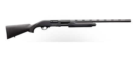 Charles Daly 930198 301 Full Size 12 Gauge Pump 3" 4+1 28" Black Vent Rib Barrel, Matte Black Aluminum Grooved Receiver, Fixed Black Synthetic Stock, Beretta/Benelli Mobil Choke Tube System