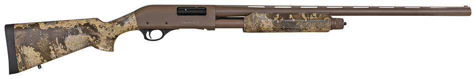 Charles Daly 930314 301 12 Gauge 3" 4+1 28" Vent Rib Barrel, Flat Dark Earth Barrel/Receiver, TrueTimber Prairie Synthetic Stock, Auto Ejection, Includes 3 Choke Tubes