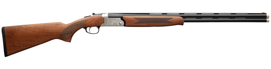 Charles Daly 930344 202A Full Size 28 Gauge Break Open 3" 2rd 26" Blued Vent Rib Barrel, Silver Engraved Aluminum Receiver, Checkered Walnut Stock