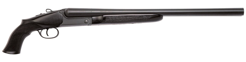Charles Daly 930385 500 12 Gauge Break Open 2 20" Black Side By Side Barrel, Black Receiver, Black Wood Stock, Includes Pistol Grip