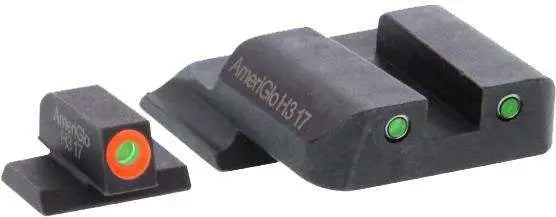 AmeriGlo Spartan Tactical Green/Green 3-Dot Sights for S&W M&P Pistols