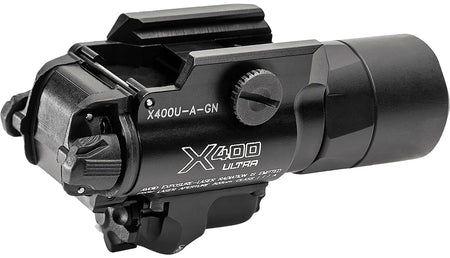 SureFire X400UAGN Ultra Black Rail Pistol Light 1,000 Lumens White LED Green Laser