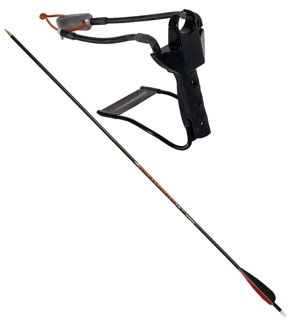 Marksman 3075 Pocket Hunter Hunting Slingshot Steel Frame Black Molded Grip