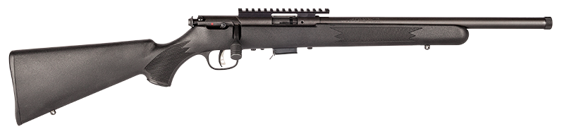 Savage Arms 93207 93 FV-SR Full Size 22 WMR 5+1 16.50" Matte Black Heavy Barrel, Matte Black Picatinny Rail Carbon Steel Receiver, Matte Black Fixed Synthetic Stock, Right Hand