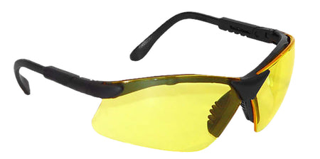 Radians Revelation Protective Shooting Glasses Adult Yellow Lens Black Frame RV0140CS