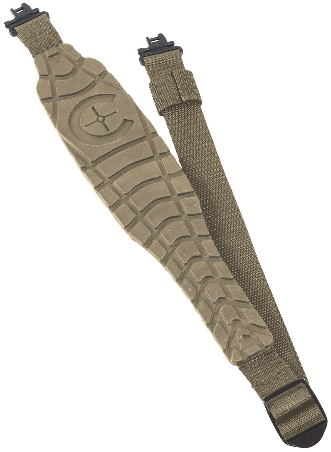 Caldwell Max Grip Adjustable Rifle Sling Flat Dark Earth 20"-41" Over-Molded Non-Slip
