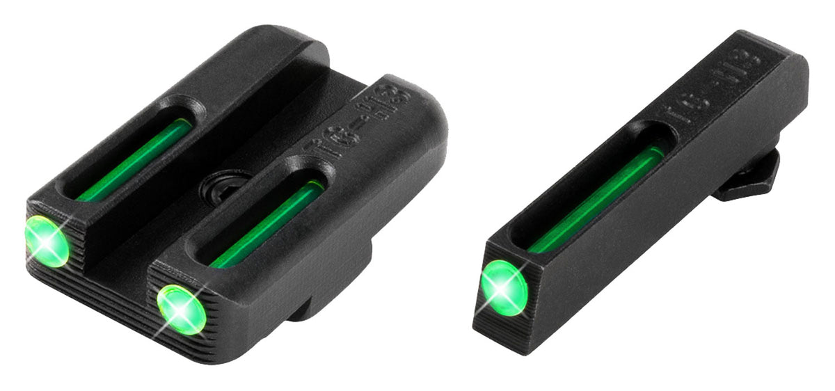 TruGlo TG131GT1A TFO Tritium & Fiber Optic Pistol Sight Set Glock 42/43/43X/48