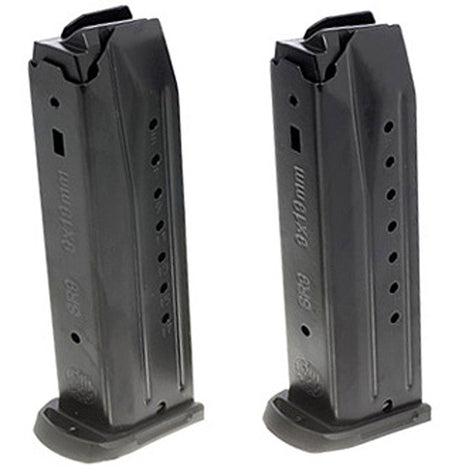 Ruger 90449 SR/SRc/9E 17-Round 9mm Blued Magazine 2-Pack